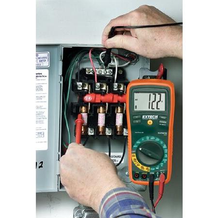 Extech EX410マニュアルレンジデジタルマルチメーター（タイプKリモートプローブ温度計付き） : インタートレーディング - 通販 ...