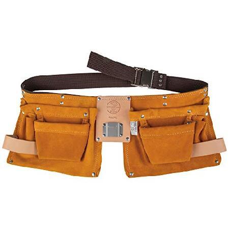 【並行輸入品】 Klein Tools 42242 Carpenter's Apron, One-Piece Nail and Screw and Tool Pouch Apron with 36 to 52-Inch Waistの画像