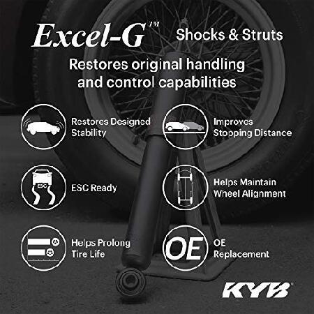 【並行輸入品】 KYB(カヤバ) ショック/ストラット ブラック シルバー 333355_2