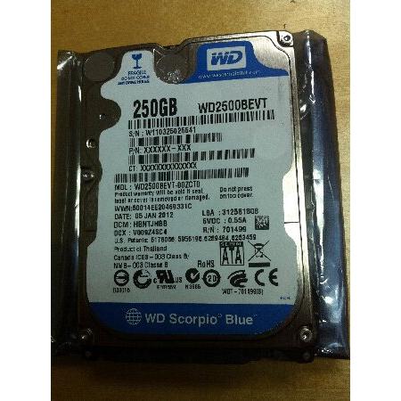並行輸入品】 WD Blue Mobile WD2500BEVT Disque dur interne 2.5