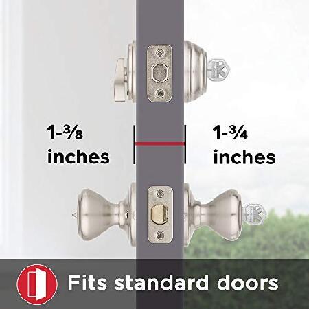 【並行輸入品】 Kwikset 991 キャメロン エントリーノブ/シングルシリンダー デッドボルトコンボパック スマートキー搭載 サテンニッケル 1 Pack 99910-044 1_5