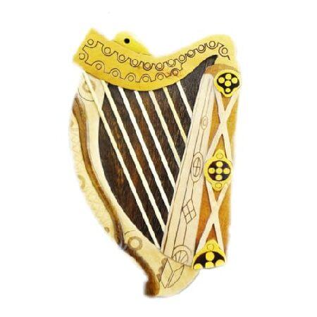 並行輸入品】 木製Irish Harp Plaque : インタートレーディング - 通販