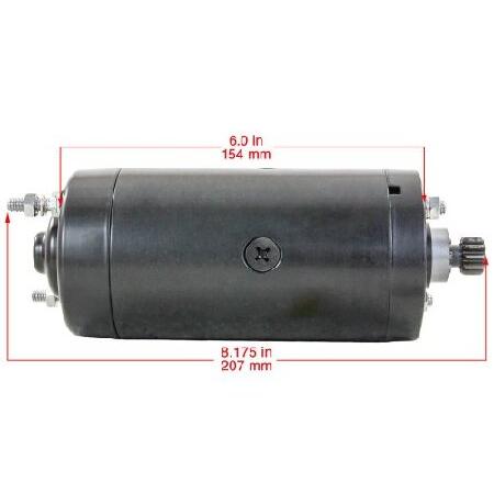 【並行輸入品】 RAREELECTRICAL 12ボルト スターターモーター ハーレーダビッドソン XLH XLCH Sportster 1000CC 1975-1985 PRESTOLITE 3145866B 31458-66B P66Aの画像