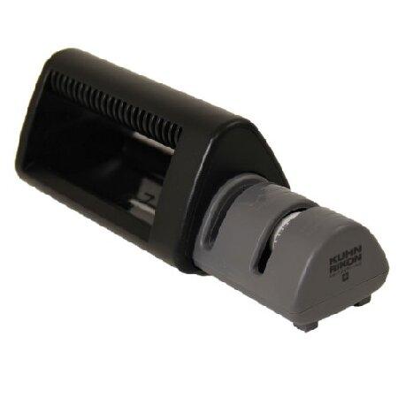 並行輸入品】 Kuhn Rikon Dual Knife Sharpener, Black : インター