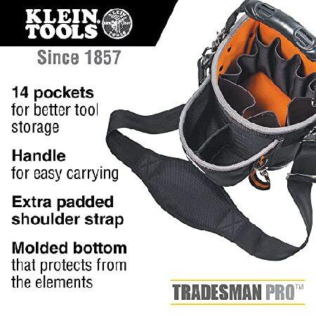 【並行輸入品】 KLEIN TOOLS(クラインツールズ) ショルダーポーチ ＴｒａｄｅｓｍａｎＰｒｏ １４ポケット 55419SP14の画像