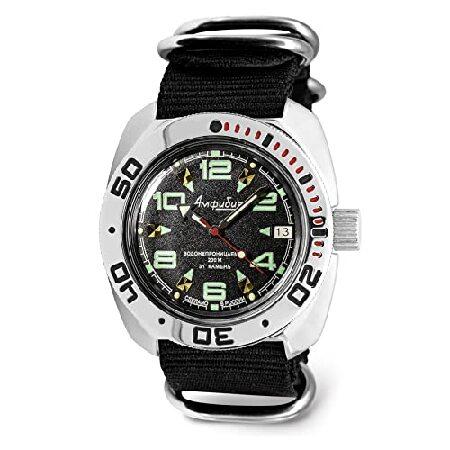 並行輸入品】 Vostok Amphibia 710334/2416B ロシア軍の腕時計オート 