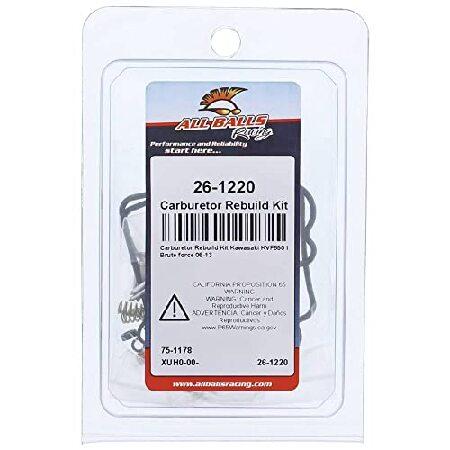 【並行輸入品】 New All Balls Carburetor Rebuild Kit 26-1220 For Kawasaki KVF 650 Brute Force 4x4i 2006 2007 2008 2009 2010 2011 2012 2013の画像