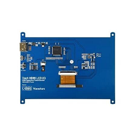 【並行輸入品】 Waveshare 最新ラズベリーパイ　Raspberry pi 2 B/B+ Banana Pi/Banana pro Beaglebone Black に適用 1024 * 600 解析度 する　7インチHDMI LCD