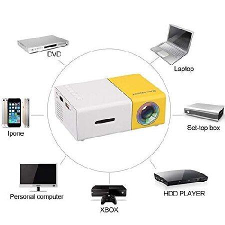 並行輸入品】 Projectors YG-300 LCD ミニ サポート 1080P ポータブル