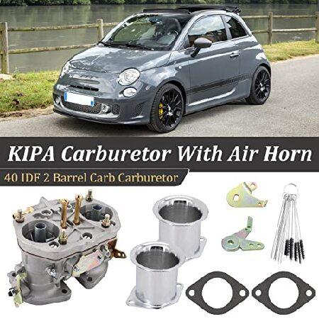 【並行輸入品】 KIPA エアホーン付きキャブレター Weber 40 IDF 40mm BUG Beetle VW Fiat Prosche Solex Dellorto Weber EMPI 40mm 交換用キャブ_1
