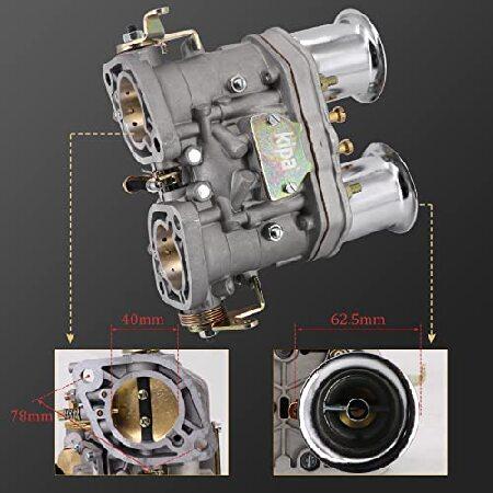 【並行輸入品】 KIPA エアホーン付きキャブレター Weber 40 IDF 40mm BUG Beetle VW Fiat Prosche Solex Dellorto Weber EMPI 40mm 交換用キャブ_3