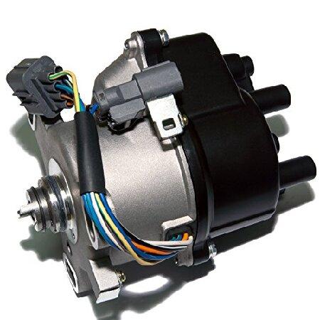 【並行輸入品】 MAS Ignition Distributor w/Cap ＆ Rotor Compatible with 1992-1995 Acura Integra 1.8L DOHC Non-Vtec Only Replacement for TD-55U TD46Uの画像