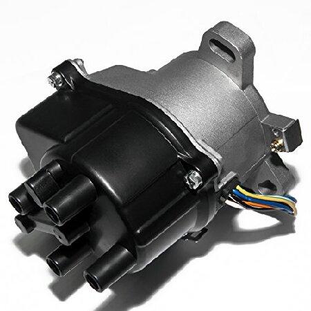 【並行輸入品】 MAS Ignition Distributor w/Cap ＆ Rotor Compatible with 1992-1995 Acura Integra 1.8L DOHC Non-Vtec Only Replacement for TD-55U TD46Uの画像