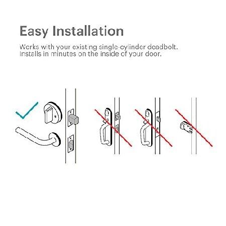 【並行輸入品】 August Smart Lock Pro、第3世代 AUG-SL-CON-S03 1_2