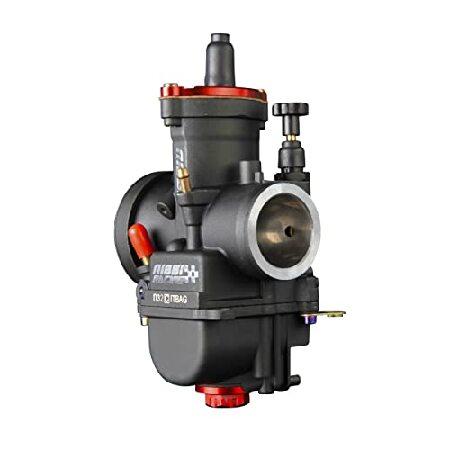 【並行輸入品】 NIBBI PWK 32mm Carburetor with Three Main Jets and One Pilot Jet of Performance Racing Carburetor for Replace Keihin or mikuni Carburet_2