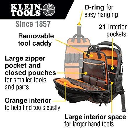 ひー 並行輸入品】 Klein Tools 55485 ツールバッグバックパック 丈夫な電気