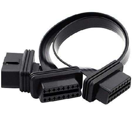 並行輸入品】 iKKEGOL 超薄型 16ピン OBD2 OBDII スプリッター延長