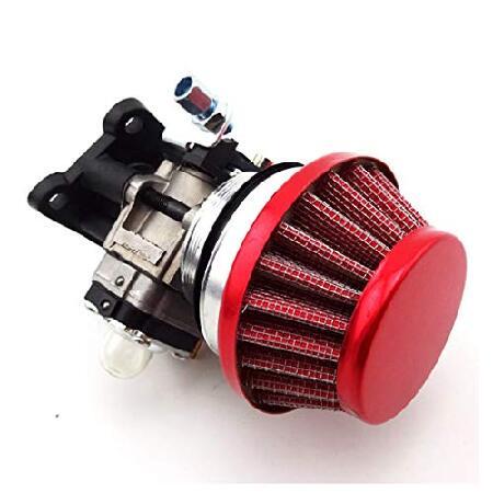 【並行輸入品】 TC-Motor レーシングキャブレターキット キャブレターエアフィルタースタックマニホールドインテークパイプ 2ストローク47cc 49cc ミニATVの画像