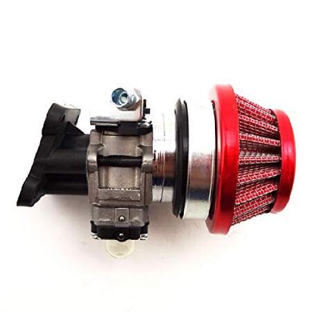 【並行輸入品】 TC-Motor レーシングキャブレターキット キャブレターエアフィルタースタックマニホールドインテークパイプ 2ストローク47cc 49cc ミニATVの画像