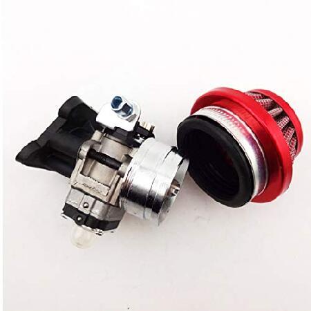 【並行輸入品】 TC-Motor レーシングキャブレターキット キャブレターエアフィルタースタックマニホールドインテークパイプ 2ストローク47cc 49cc ミニATVの画像