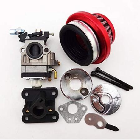【並行輸入品】 TC-Motor レーシングキャブレターキット キャブレターエアフィルタースタックマニホールドインテークパイプ 2ストローク47cc 49cc ミニATVの画像