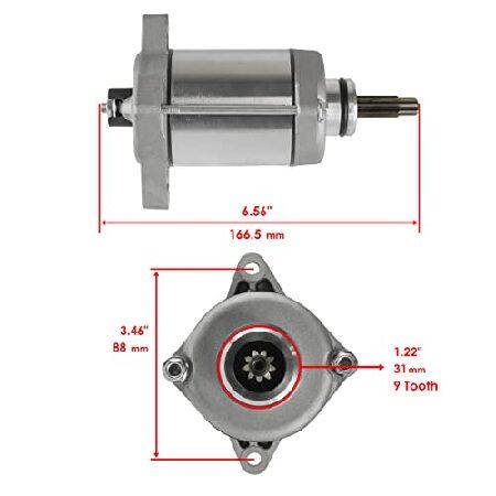 【並行輸入品】 Caltric スターターホンダTrx500 Fe Trx500Fe1 Trx500Fe2 Foreman 500 4X4 2012-2019に対応の画像