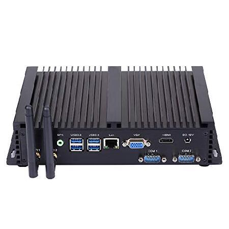 Industrial PC, Mini Computer, インテル Core I3 4005U 4010U 4030U, Windows 11 or Linux Ubuntu, HUNSN IM03, VGA, HDMI, LAN, 2 x COM RS232, 2 【PowerEdge】 x U
