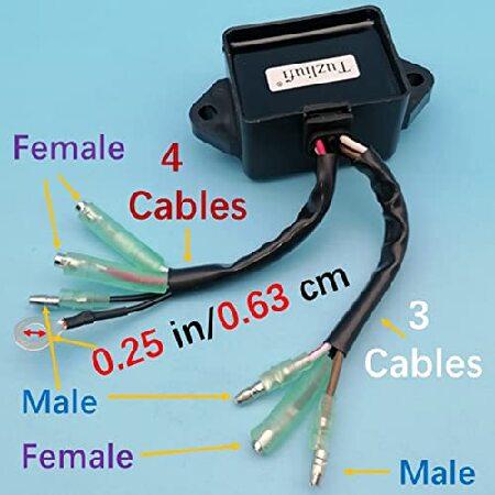 船外機 並行輸入品】 Tuzliufi CDIボックス ヤマハ 9.9 15 25 Hp 船外機 695