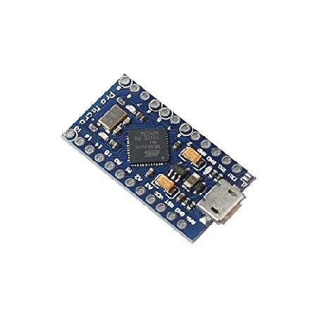 【並行輸入品】 Pro Micro ATmega32U4 5V 16MHz Micro-USB 開発モジュールボード 2列ピンヘッダー付き ard-uino Leonardo対応 ATmega328 Pro Mini交換用