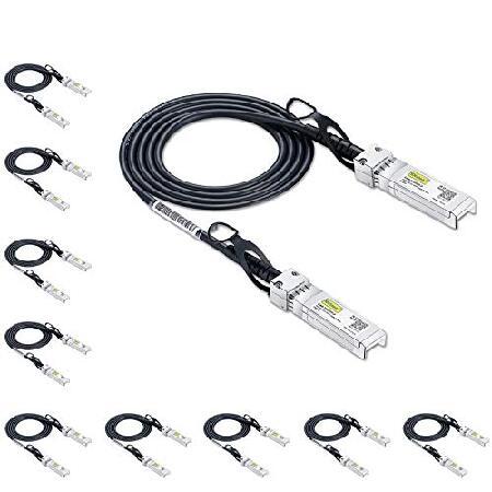 【並行輸入品】 SFP+ DACケーブル Ubiquiti UniFi用 10GBASE-CU 銅 ダイレクト アタッチ ツイン ケーブル パッシブ 0.5m (1.5フィート) 10本パック | ブランド登録なし