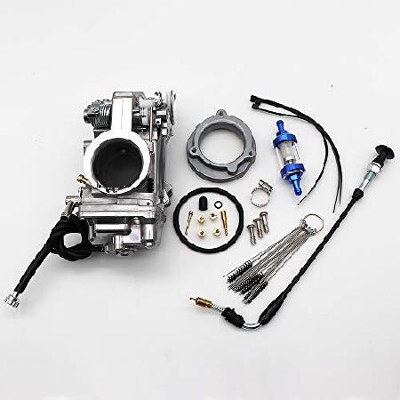【並行輸入品】 KIPA キャブレター Mikuni HSR42 HSR 42mm用 ハーレー Evo エボリューション ツインカム グライド ダイナ スーパーワイド ローワーライダーの画像