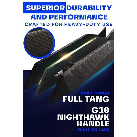 Dalstrong - Shadow Black Series - Black Titanium Nitride Coated German HC Steel - Sheath (9" Carving Knife ＆ Fork Set) - NSF Certified｜inter-trade｜04