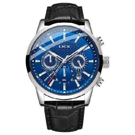 並行輸入品】 メンズ腕時計 うで時計 LIGE レザー 多機能 防水ウォッチ 