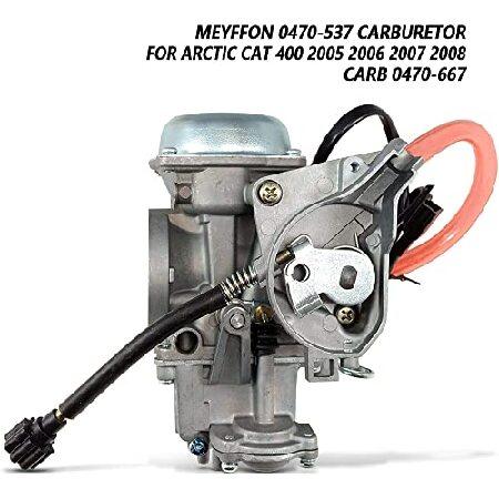 【並行輸入品】 Arctic Cat ATV 400 2005 2006 2007 交換用キャブレターキャブ OE 0470-537 0470-667の画像