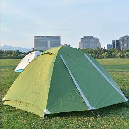 【美品】 冬用キャンプテント 1~2人用 軽量 二層バックパッキングテント 防水 2ドア 二層 簡単セットアップテント アルミロッド付き アウトドアハンティング/ハイキング/ 【3194621737】(16400円)