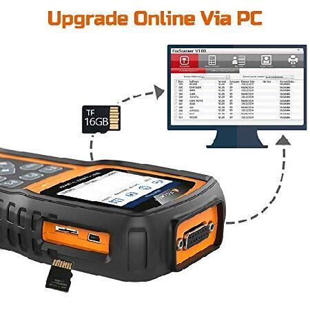 FOXWELL NT530 ボルボ マルチシステム OBD2 診断スキャナー 読み取り 