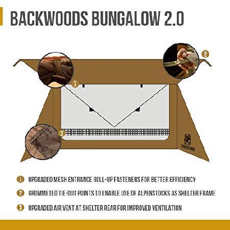 並行輸入品】 OneTigris Backwoods Bungalow Ultralight Bushcraft