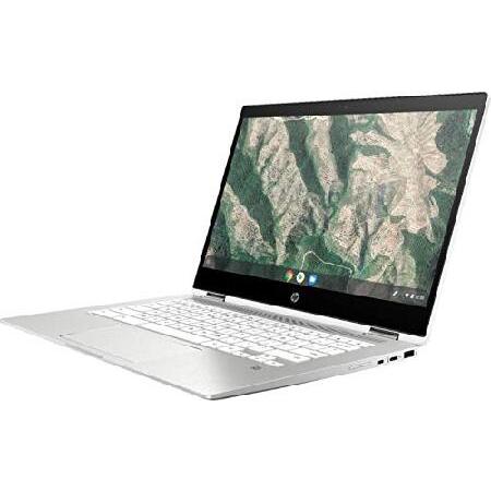 【並行輸入品】 HP Chromebook x360-14\" HD Touch - Pentium Silver N5000-4GB - 64GB eMMC - Silver White"_1