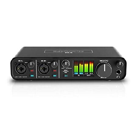 並行輸入品】 MOTU M4 4x4 USB-C オーディオインターフェース