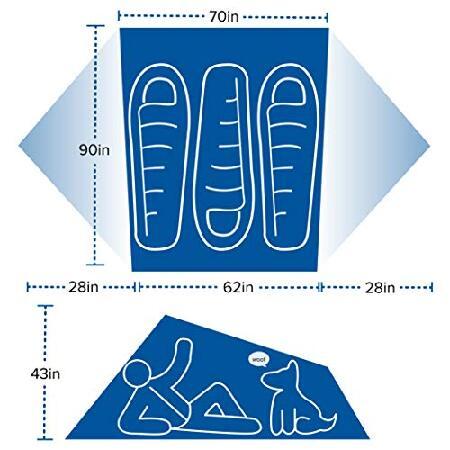 【並行輸入品】 Big Agnes(ビッグアグネス) コッパースプールHV UL mtnGLO 超軽量 バックパッキングテント LEDライト付き_5