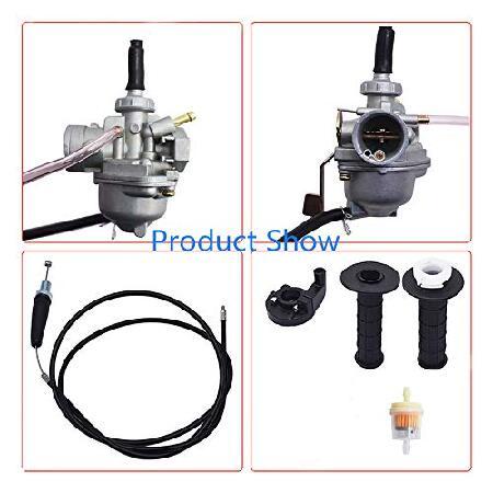 【並行輸入品】 Labwork キャブレター＆スロットルケーブル＆ハンドルグリップバー 適合機種: 2004-2009 ホンダ CRF50F/ 2000-2003 ホンダ XR50R / 1972-1978の画像