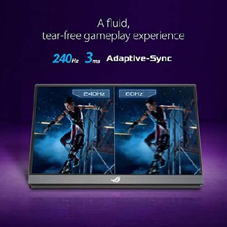 【並行輸入品】 ASUS ROG Strix 17.3??? 1080P ?????????????? (XG17AHPE) - ??HD IPS 240Hz 3ms ???????? ??????? ??????? USB-C?? ????HDMI ??????? PC ??の画像
