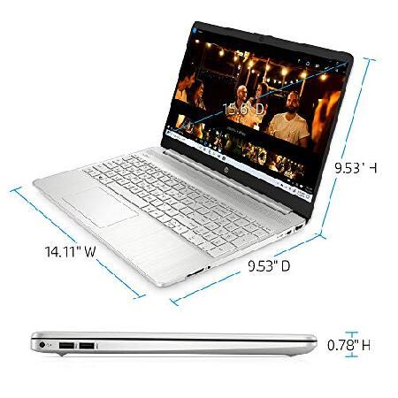 【並行輸入品】 HP 15-inch Touchscreen Laptop, AMD Ryzen 3 3250U, 8 GB RAM, 256 GB SSD, Windows 11 Home in S Mode (15-ef1020nr, Natural Silver)の画像