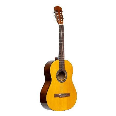 並行輸入品】 Stagg 6弦クラシックギター 右 ナチュラル 3/4サイズ 