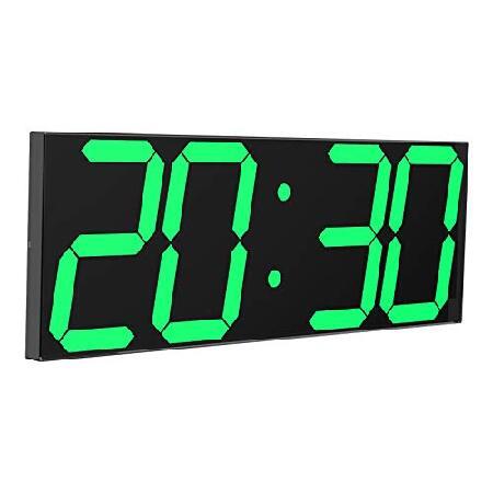 並行輸入品】 CHKOSDA デジタルLED壁時計 特大壁時計 6インチの数字 