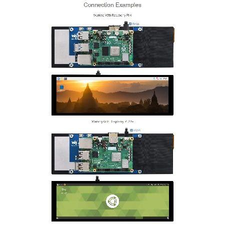 waveshare 10.1inch Capacitive Touch Display Compatible with Raspberry Pi 5/4B/3B+/3A+, CM3/3+/4*, 1280×800, IPS, DSI Interface : Electronics - Amazon.com Waveshare 10.1インチ 静電容量式タッチスクリーン液晶 ケース付き Raspberry Raspberry Pi 5/4