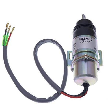 【並行輸入品】 Solarhome 8-94453341-0 シャットオフソレノイド894453-3411 MV1-58 12VDC 日立いすゞエンジン用 3KC1 4JG1 | ブランド登録なし