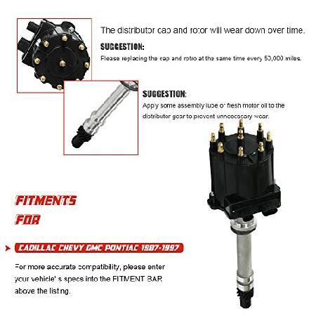 【並行輸入品】 Igniton ディストリビューター シボレーGMCトラック スモールブロック ビッグブロック 1500 2500 3500 5.0 305 5.7 350 427 TBI EFI LG4 LB9用の画像