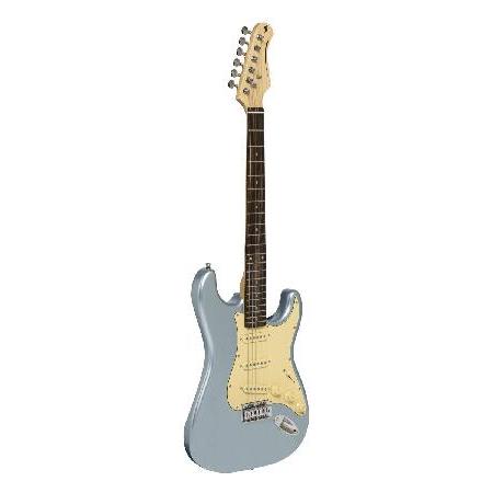 水色 エレキギター ソリッドボディ 並行輸入品】 Stagg 6弦ソリッドボディエレキギター 右 アイス