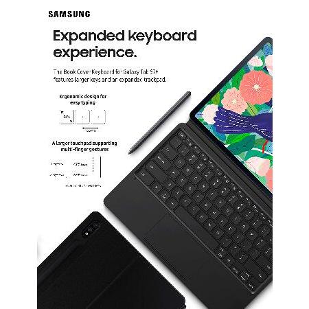 並行輸入品】 SAMSUNG Galaxy Tab S7+ Keyboard, Black : インター